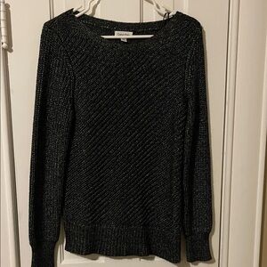 Calvin Klein Metallic Black Sweater